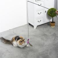 China Custom Bulk Wand Teaser Interactive Cat Toys For Indoor Cats Playing factory