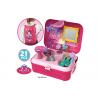 China Portable Backpack Kitchen Role Play Toys , Pretend Play Children's Cooking Set factory