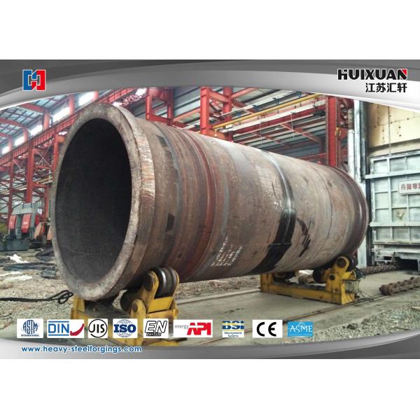 Quality Rough Machining Forged Cylinder Double Flange Barrel 5000mm 6000T for sale