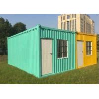 China Galvanized Steel Prefab Office Container 20GP For Living House for sale
