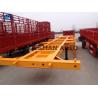 China 20ft 40ft Skeleton Trailer , Skeletal Container Trailer With Q345 Material factory