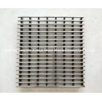 China Acid Washing Wedge Wire Screen Panel with 2.5x4mm Profile and 27mm Support Rod Pitch factory