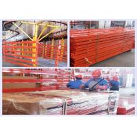 Quality Heavy Duty Push Back Pallet Racking With Customized Color / Capacity ISO14001 for sale