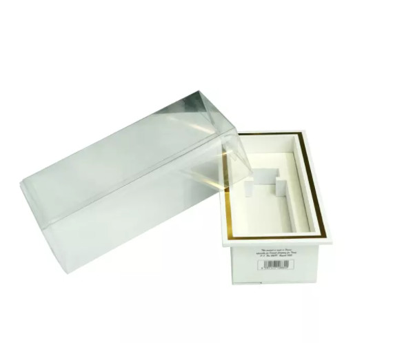Quality Handmade Custom Printed Gift Packaging Box Cosmetic Foldable Clear Plastic Box for sale