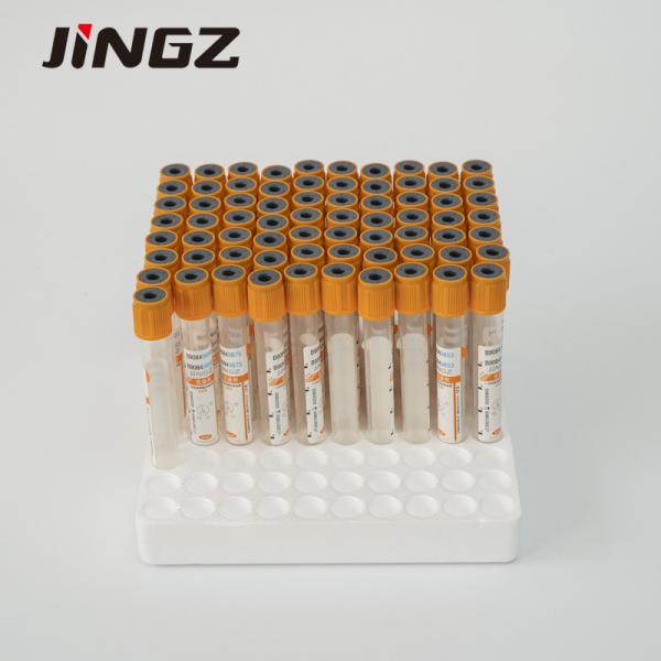 Quality Biochemistry Test Blood Sample Collection Tube Orange Top Vacutainer Tube for sale