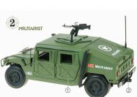 China Green Plated Home Decor Crafts , Electronic Military SUV Vehicles Model factory