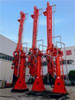 China Electric-hydraulically powered marine loading arms Double pipelines transit LPG ammonia dangerous media factory