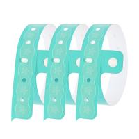 Quality Elastic PVC Wrist Band , Soft Adhesive Personalised Vinyl Wristbands for sale