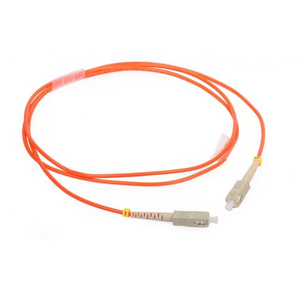 Quality OM1 OM2 Fiber Optic Cable SC UPC To SC UPC Multimode Simplex for sale