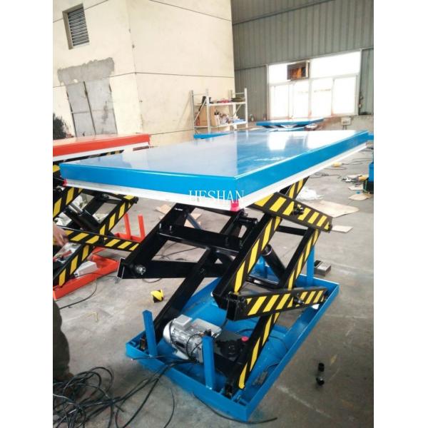 Quality 1000kg-5000kg Portable Electric Wheels Movable Lift Table With CE for sale