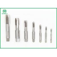 Quality 2 Flat Ends Straight Flute Tap , Fully Ground Straight Pipe Tap ISO529 Standard for sale