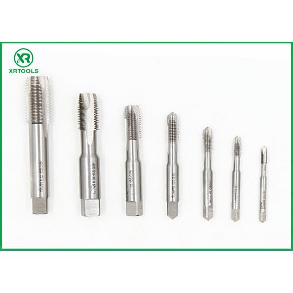 Quality 2 Flat Ends Straight Flute Tap , Fully Ground Straight Pipe Tap ISO529 Standard for sale
