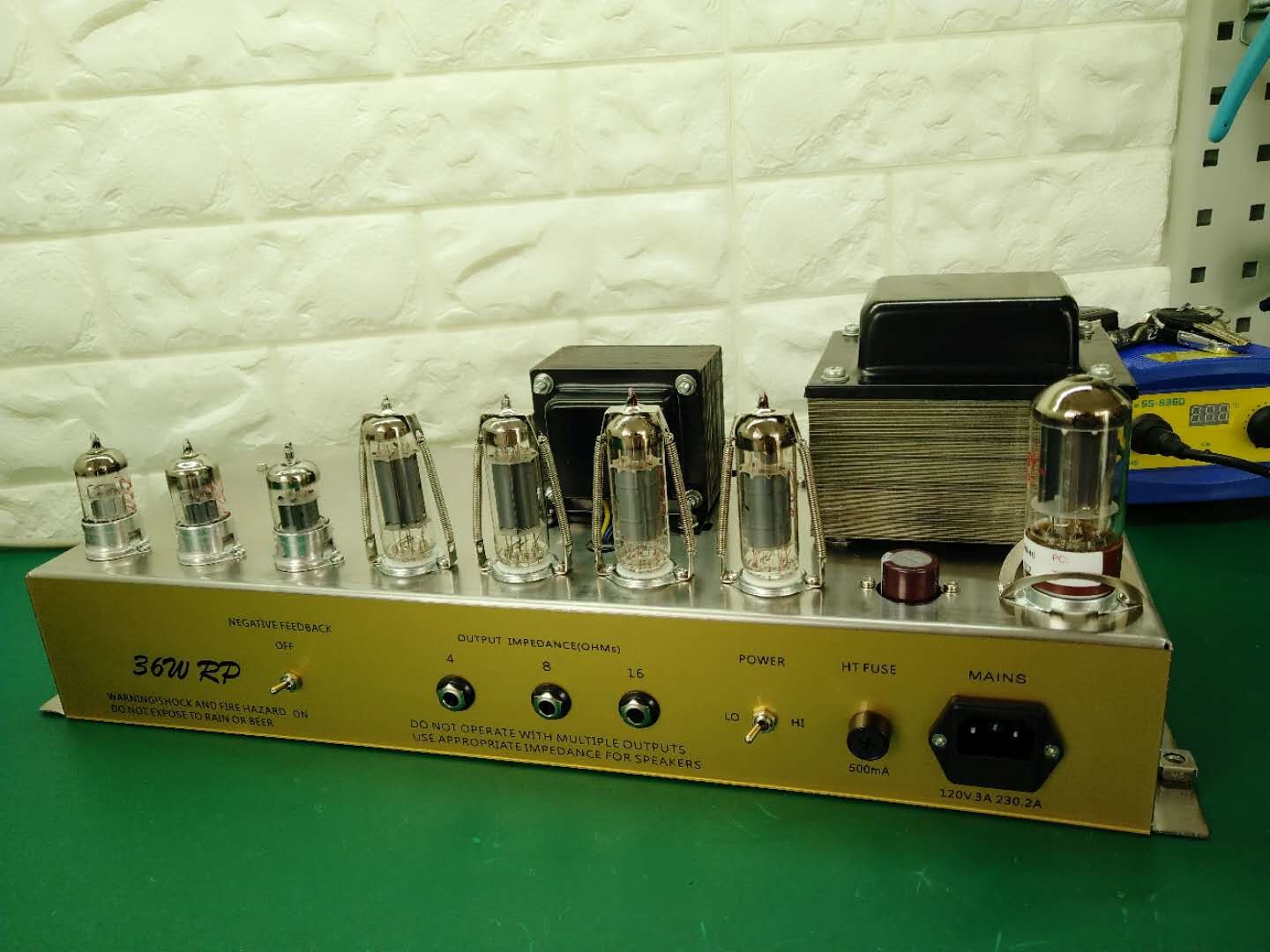 China 36W RP Grand Style Hand Wired Tube Guitar Amplifier Chassis with Branded Tubes 36W Musical Instruments Imported Parts factory