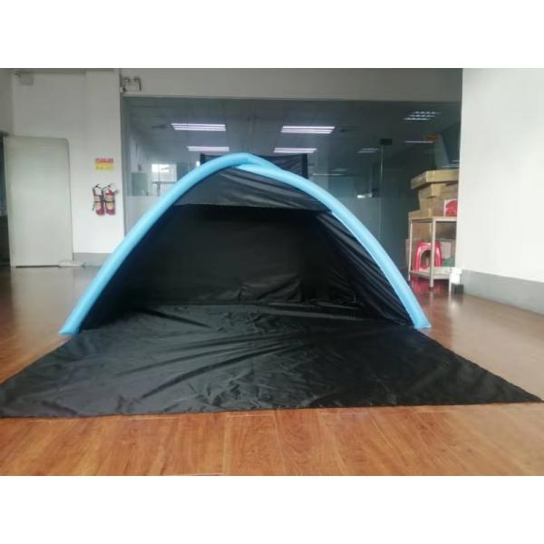 Quality Black Polyester 190T 2 Man Inflatable Beach Tent Blow Up Beach Tent for sale