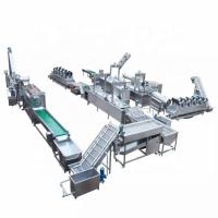 Quality Discount Fully Automatic Industrial Frozen French Fries Production Line Cassava for sale