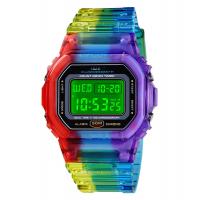 China 1622 Jam Tangan Colorful Light Lady Sport Watch Digital Wrist Watch Electronic Girls Watches factory