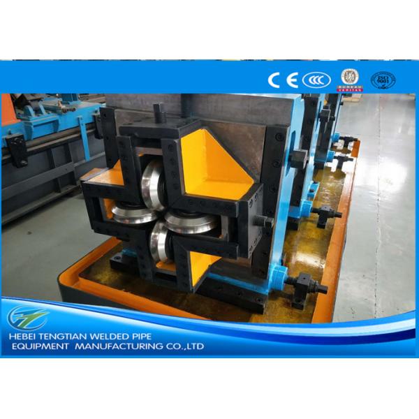 Quality Round / Rectangular ERW Pipe Mill Line Worm Gearing Friction Saw Cutting for sale