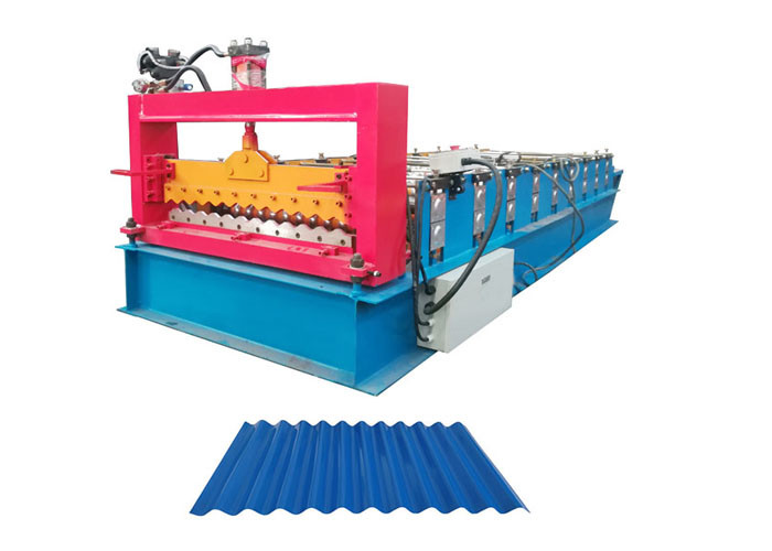 Quality Total Power 4 Kw Corrugated Sheet Roll Forming Machine Voltage 380V 50Hz 3 Phases for sale