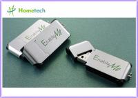 China Metal Thumb drives - China Silver Metal thumb USB Pen with Keychain Suppliers factory