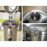 china Hygienic Water Bag Filter Housing Removable Stainless Steel Filtration Machine