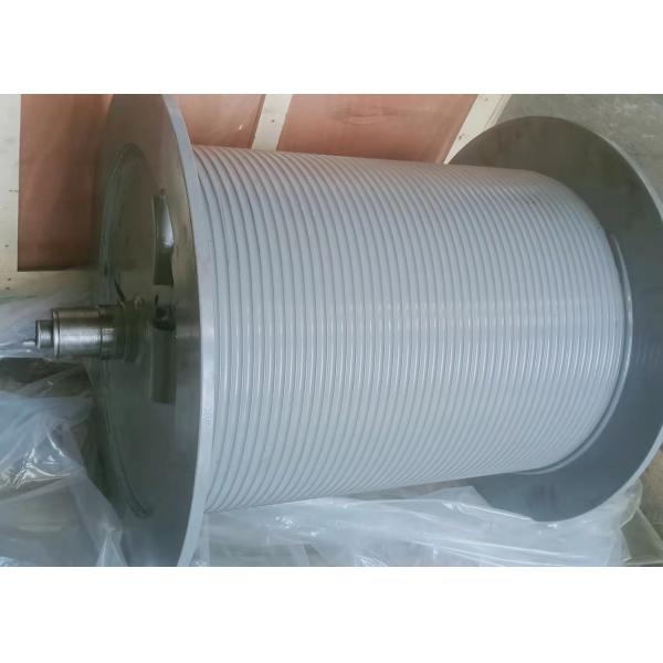 Quality Lebus Grooved Steel Cable Drum , Rope Winch Drum High Polymer For Lifting for sale