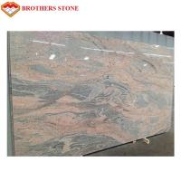 China Exterior Polished Granite Stone , Juparana Pink / Juparana Colombo Granite factory