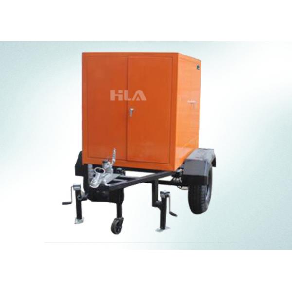 Quality High Vacuum Transformer Mobile Oil Purifier Movable Trailer With Closed Doors for sale