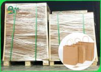 China 126gsm - 300gsm Recycled Good Stiffness Brown Kraft Paper For Packing factory