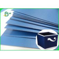 China Lacquered Finish Glossy Blue Cardboard For Gift Box File Folders 720 x 1020mm factory