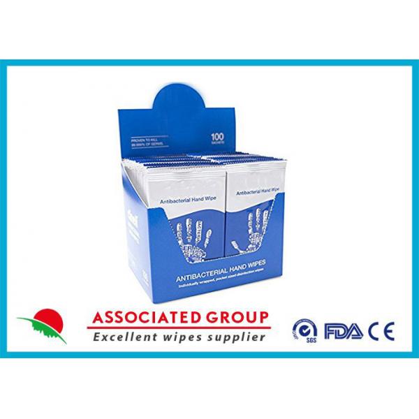 Quality Individually Wrapped Portable Antibacterial Surface Wipes Thick And Durable for sale