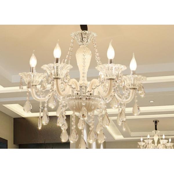 Quality 360 Degree Beam Angle 950*900mm Indoor E14 Screw Crystal Candle Chandelier for sale