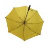 China 30 Inch Black&Yellow Double Canopy Golf Umbrella With Custom Logo Printing factory
