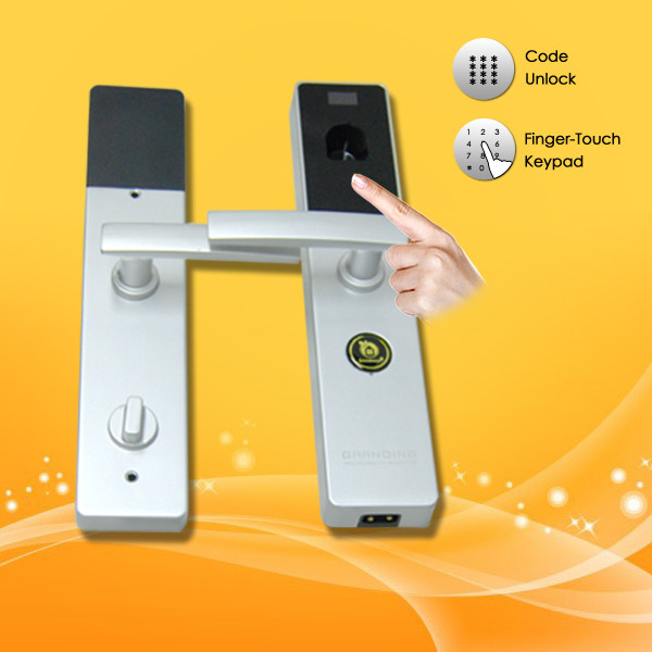 Quality LCD Display Digital Biometric Fingerprint Door Lock with Remote Control Function for sale