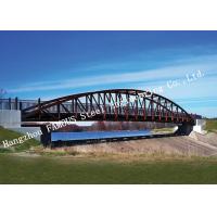 Quality Single Span Surface Painted Truss Style Bridge / Truss Suspension Bridge Anti for sale