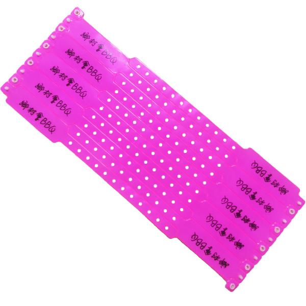 Quality Irregular PVC Wristbands for sale