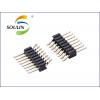 Quality Right Angle SMT Pin Header Connectors 1.27mm pitch Single Row for sale
