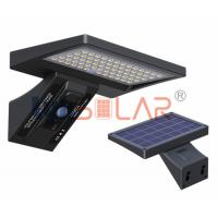 Quality Black Motion Sensor Solar Deck Lights 5W 3000K CCT For Garden Decorative for sale