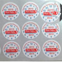 China Custom Destructible Vinyl Labels Security Eggshell Stickers Tamper Seal factory