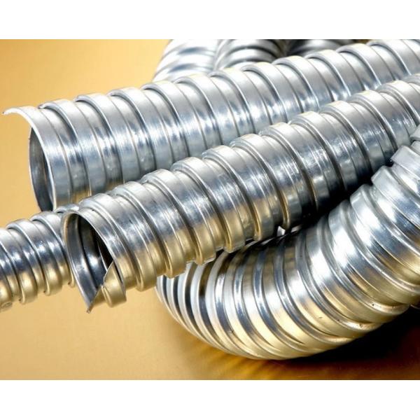 Quality 1/2" Metal Flexible Electrical Conduit Pipe For High Speed Rail Subway Equipment for sale
