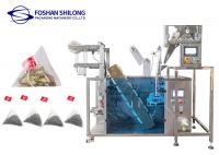 China Nylon Silk Pyramid Triangle Sachet Tea Bag Machine Inner And Outer factory