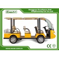 Quality 72V Trojan Battery Electric Sightseeing Bus for sale