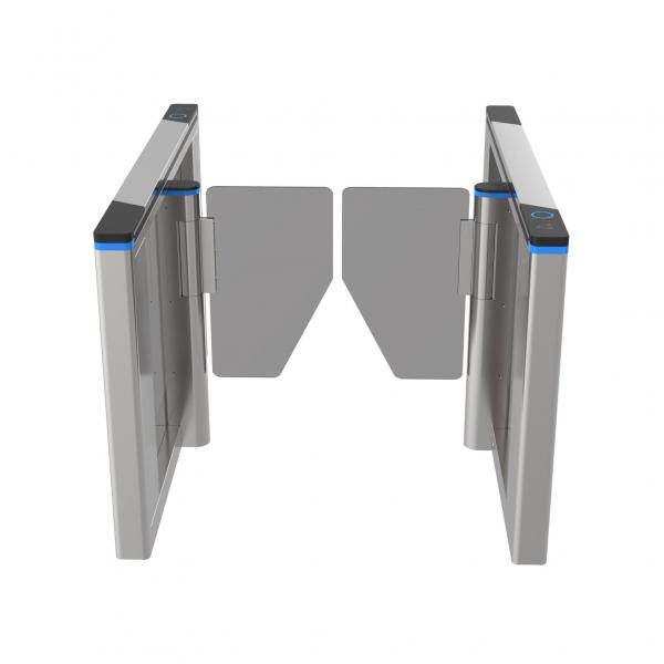 Quality Access Control Manual Swing Pedestrian Turnstile Gate 60HZ For Bus Station for sale