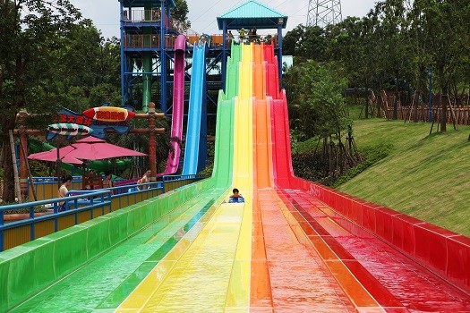 Quality Water Park Constructor Fiberglass Water Slide, Race Slide for sale