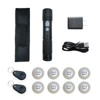 China 158mm Length Rfid Guard Tour System Black Color Handheld With Torchlight factory