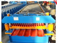 China steel roofing corrugating machine factory