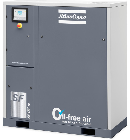 Quality Sf Sf+ Vortex Oil Free Atlas Screw Air Compressor For University for sale