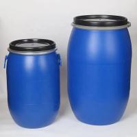 China 220L HDPE Plastic Container Open Top Blue Plastic 55 Gallons Drum OEM factory