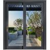 China Double Tempered Glass 3.0mm Aluminum Sliding Patio Doors factory