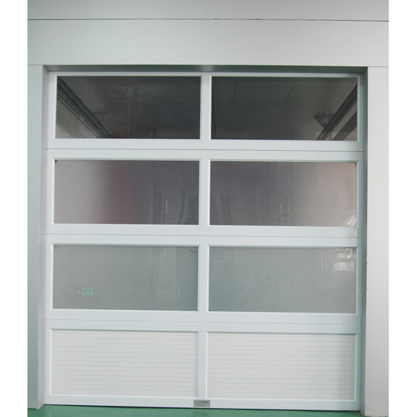 Quality 100% Transparency Clear Polycarbonate Mirror Glass Garage Door for sale