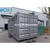 China Modular Refrigeration Station with Compressor Unit , Control and Valves inside, No Need Machine Room factory